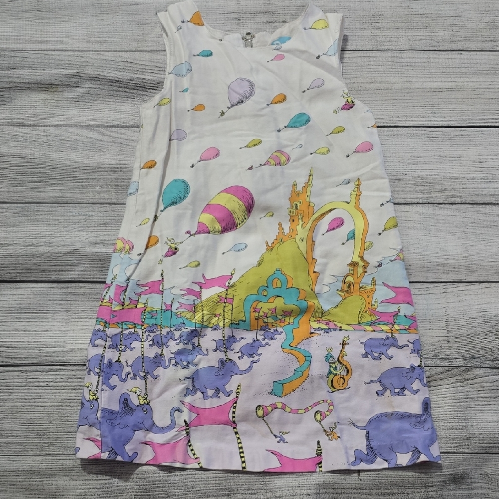 Dr. Seuss Whimsical Sleeveless Dress